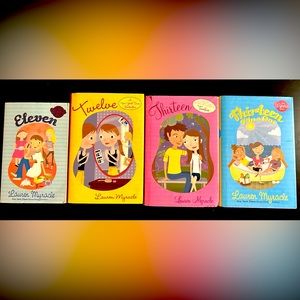 TEEN BOOKS! Set of 4 books by Lauren Myracle EUC teen & tween library